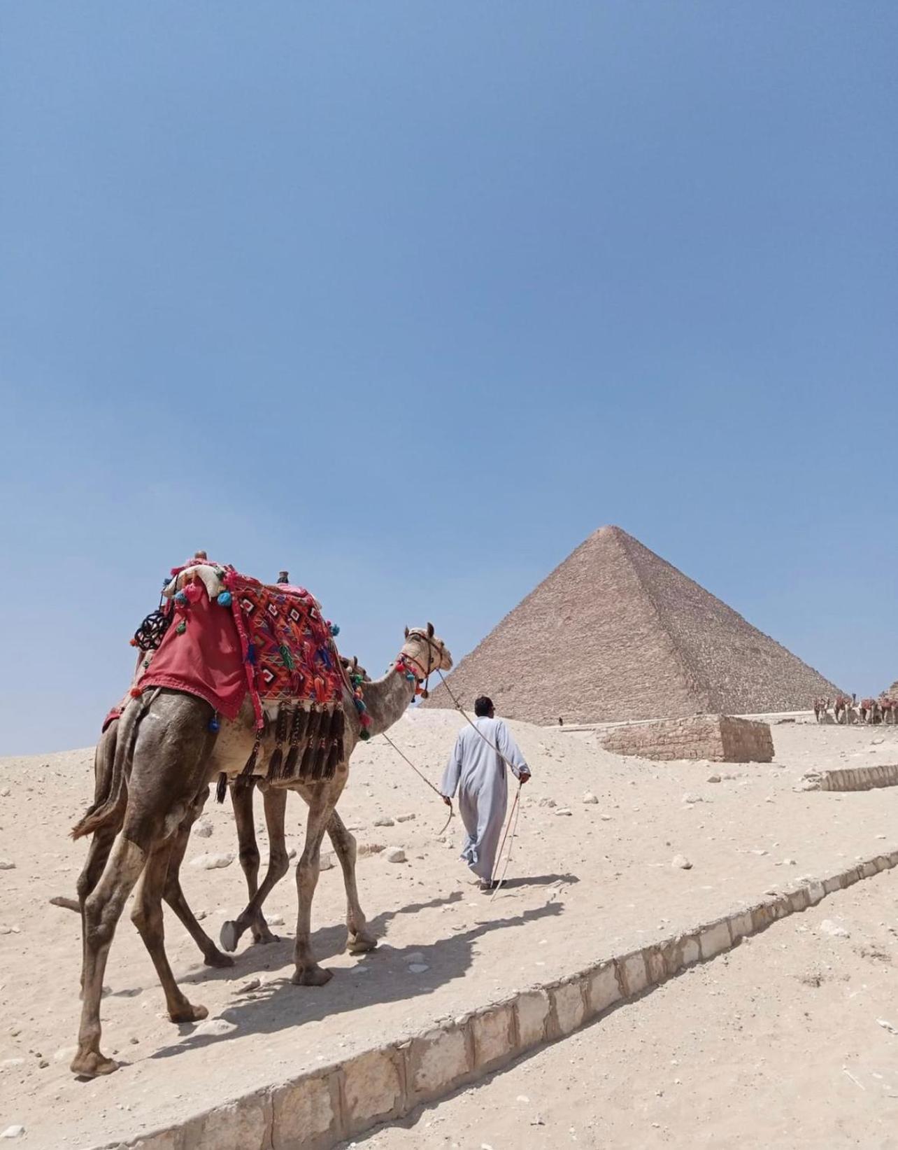Momen Pyramids Inn Kafret el-Gabal Exterior photo
